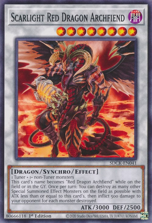 Scarlight Red Dragon Archfiend [SDCK-EN041] Common | GnG Games