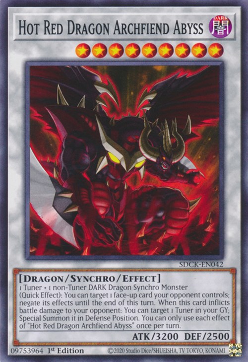 Hot Red Dragon Archfiend Abyss [SDCK-EN042] Common | GnG Games