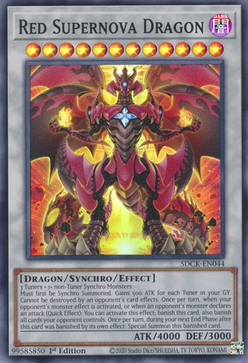 Red Supernova Dragon [SDCK-EN044] Super Rare | GnG Games