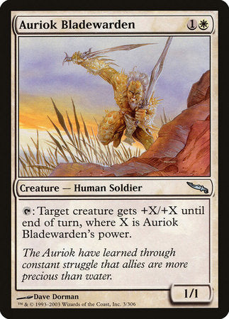 Auriok Bladewarden [Mirrodin] | GnG Games