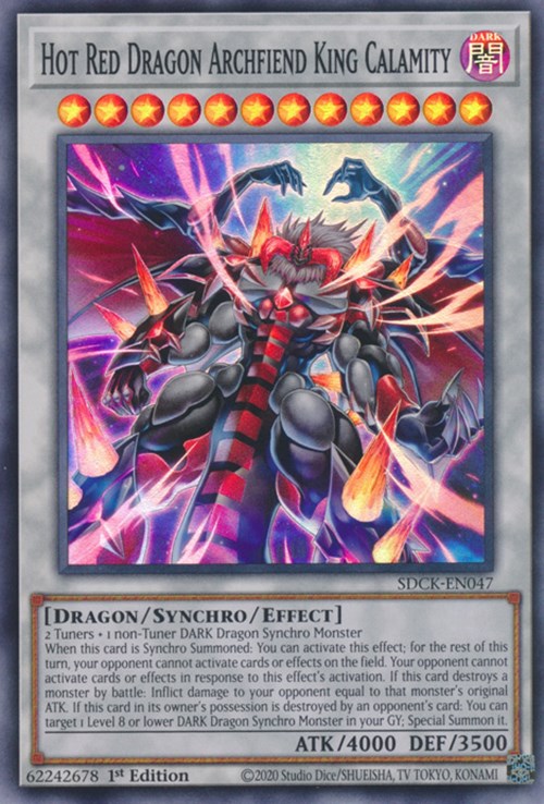 Hot Red Dragon Archfiend King Calamity [SDCK-EN047] Super Rare | GnG Games