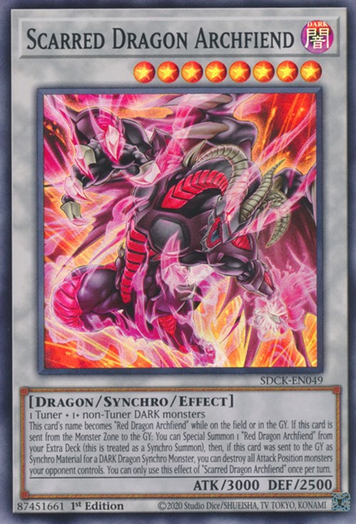 Scarred Dragon Archfiend [SDCK-EN049] Super Rare | GnG Games