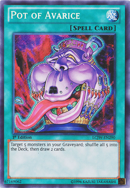 Pot of Avarice [LCJW-EN290] Secret Rare | GnG Games