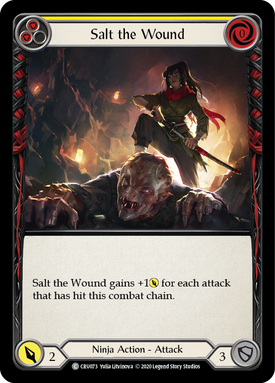 Salt the Wound [CRU073] 1st Edition Normal | GnG Games