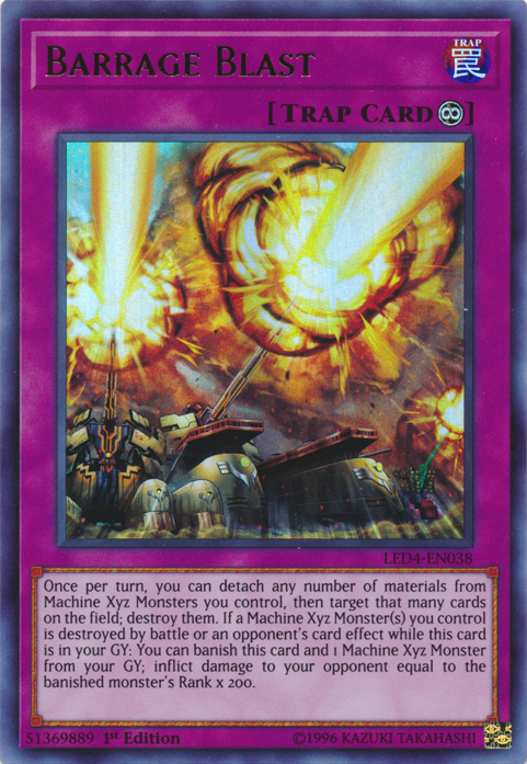 Barrage Blast [LED4-EN038] Ultra Rare | GnG Games