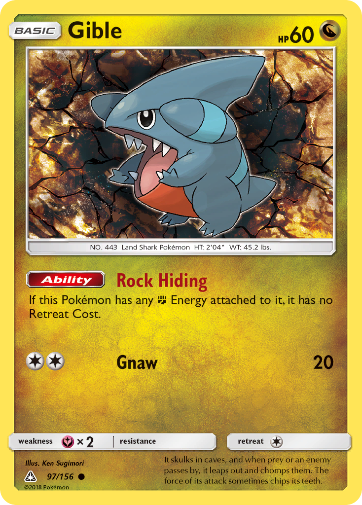 Gible (97/156) [Sun & Moon: Ultra Prism] | GnG Games