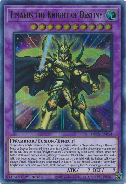 Timaeus the Knight of Destiny [DLCS-EN054] Ultra Rare | GnG Games