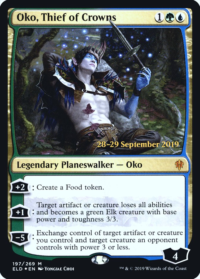 Oko, Thief of Crowns  [Throne of Eldraine Prerelease Promos] | GnG Games