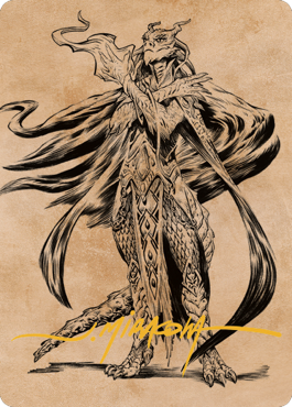 Lozhan, Dragons' Legacy Art Card (Gold-Stamped Signature) [Commander Legends: Battle for Baldur's Gate Art Series] | GnG Games