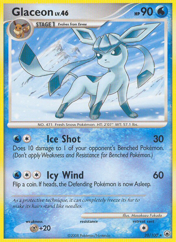 Glaceon (20/100) [Diamond & Pearl: Majestic Dawn] | GnG Games