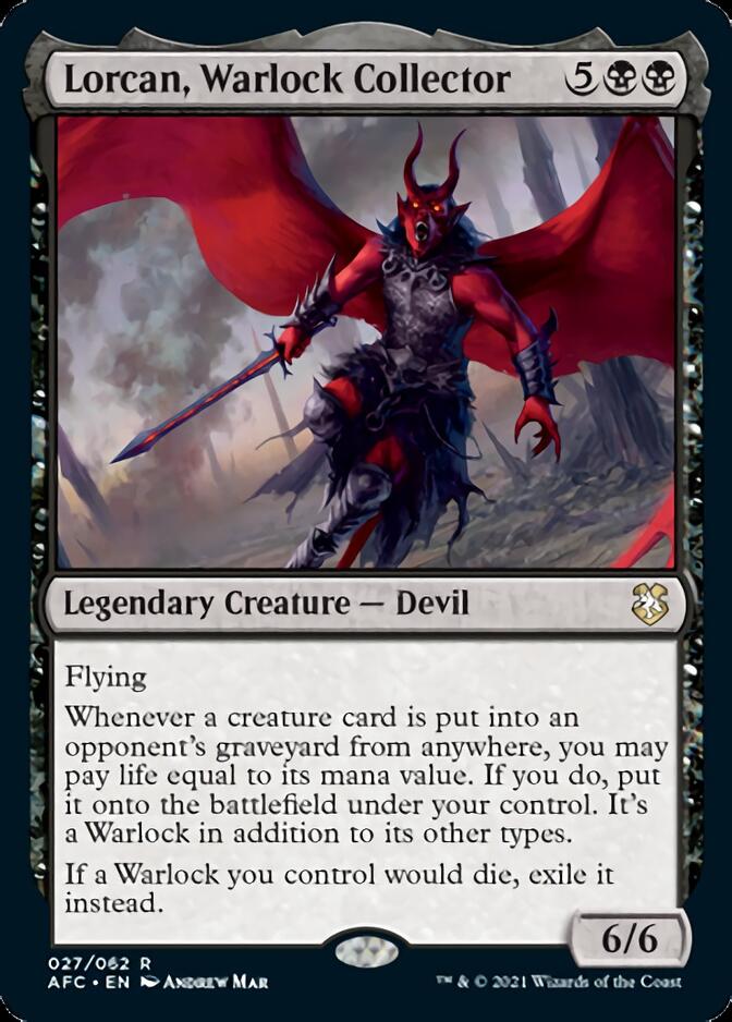 Lorcan, Warlock Collector [Dungeons & Dragons: Adventures in the Forgotten Realms Commander] | GnG Games