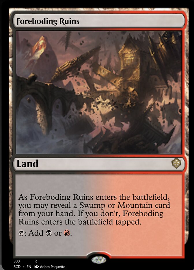 Foreboding Ruins [Starter Commander Decks] | GnG Games