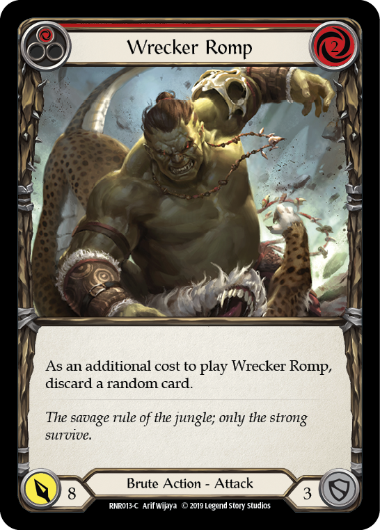 Wrecker Romp (Red) [RNR013-C] (Rhinar Hero Deck)  1st Edition Normal | GnG Games