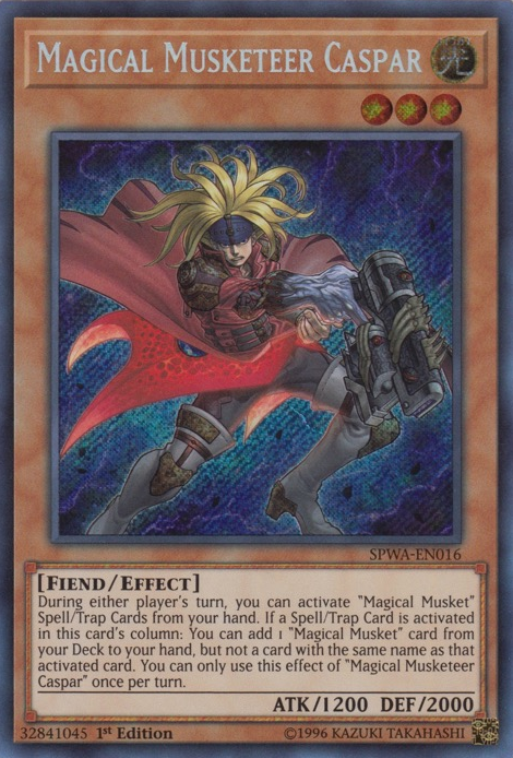 Magical Musketeer Caspar [SPWA-EN016] Secret Rare | GnG Games