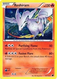 Reshiram (17/116) (Cosmos Holo) [Black & White: Plasma Freeze] | GnG Games