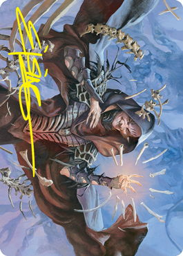 Valentin, Dean of the Vein Art Card (Gold-Stamped Signature) [Strixhaven: School of Mages Art Series] | GnG Games