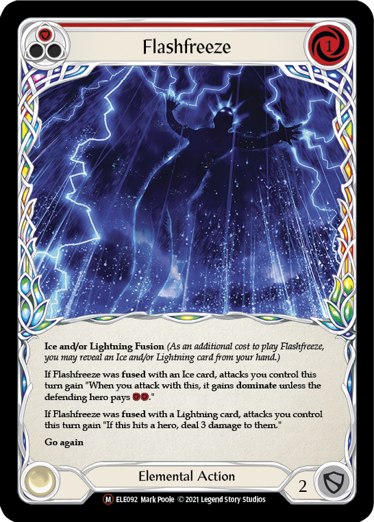 Flashfreeze [U-ELE092] Unlimited Rainbow Foil | GnG Games