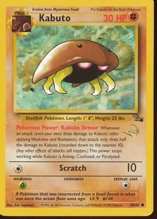 Kabuto (50/62) (W Stamped Promo) [Fossil Unlimited] | GnG Games