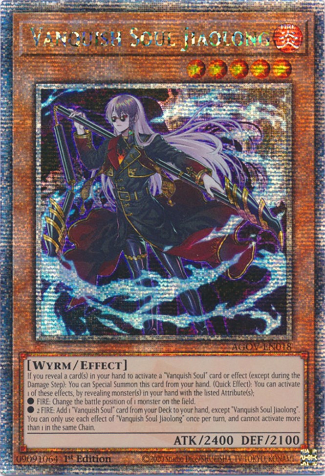 Vanquish Soul Jiaolong (Quarter Century Secret Rare) [AGOV-EN018] Quarter Century Secret Rare | GnG Games