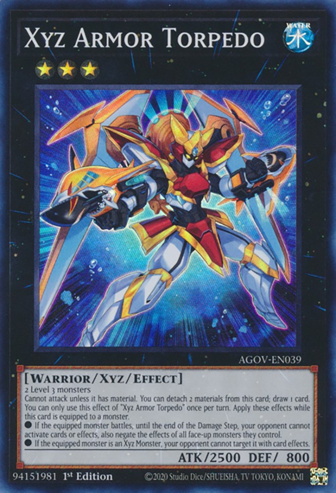 Xyz Armor Torpedo [AGOV-EN039] Super Rare | GnG Games