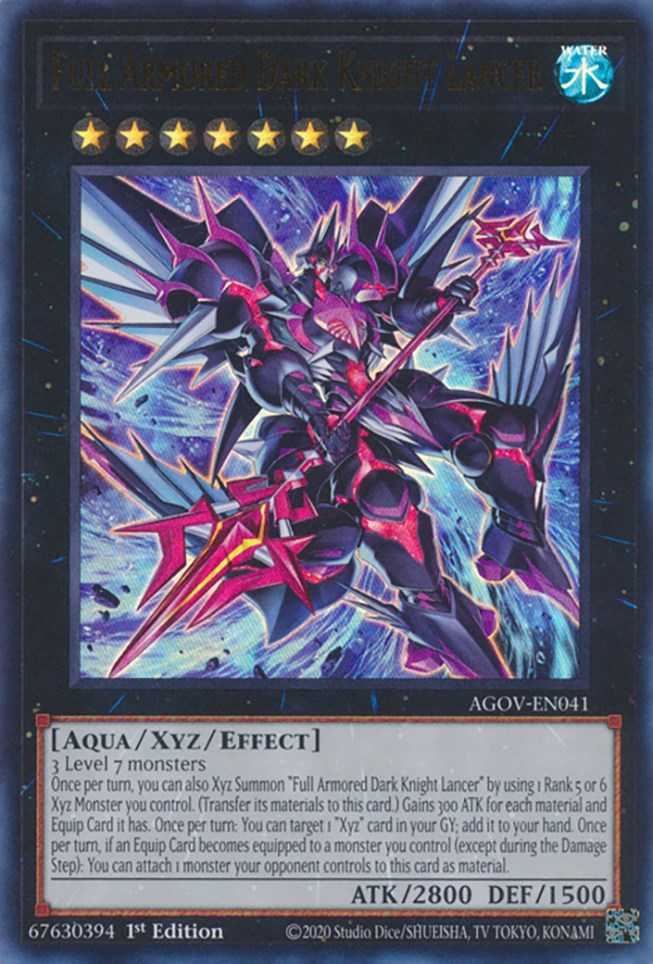 Full Armored Dark Knight Lancer [AGOV-EN041] Ultra Rare | GnG Games