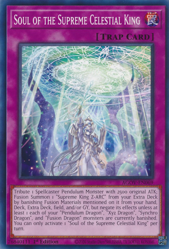 Soul of the Supreme Celestial King [AGOV-EN069] Common | GnG Games