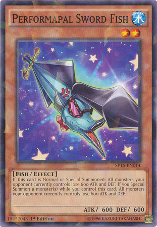 Performapal Sword Fish [SP15-EN014] Shatterfoil Rare | GnG Games