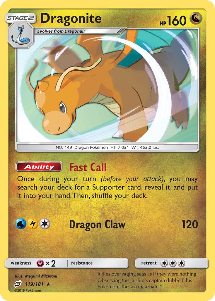 Dragonite (119/181) [Sun & Moon: Team Up] | GnG Games