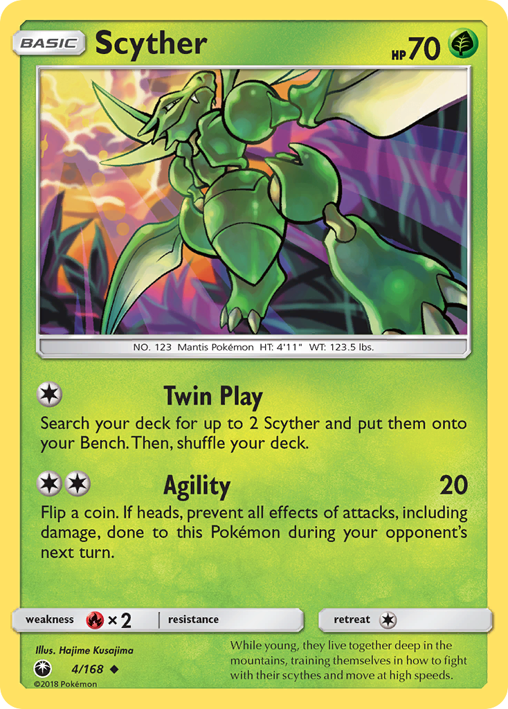 Scyther (4/168) [Sun & Moon: Celestial Storm] | GnG Games