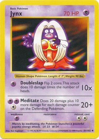 Jynx (31/102) [Base Set Shadowless Unlimited] | GnG Games