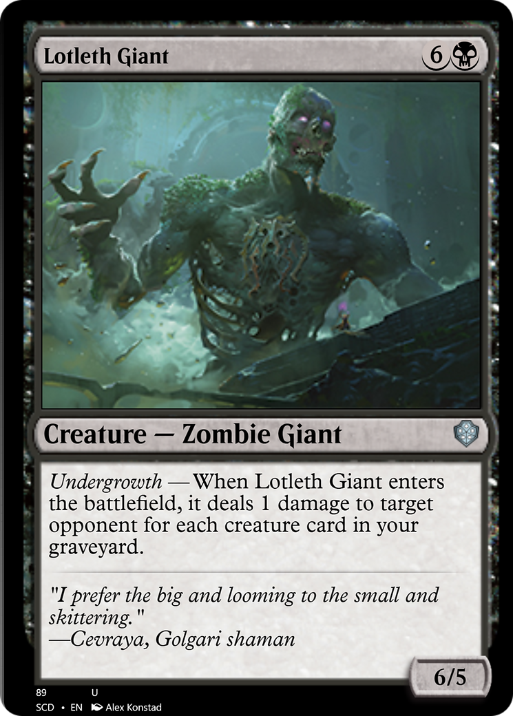 Lotleth Giant [Starter Commander Decks] | GnG Games