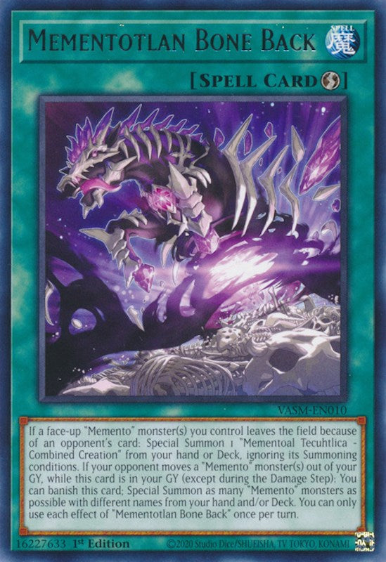 Mementotlan Bone Back [VASM-EN010] Rare | GnG Games