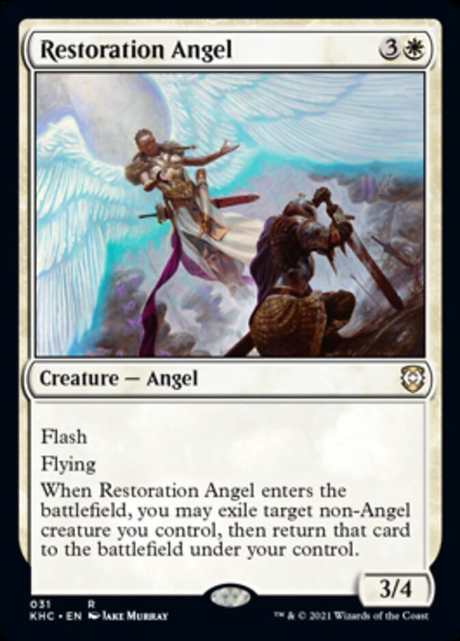 Restoration Angel [Kaldheim Commander] | GnG Games