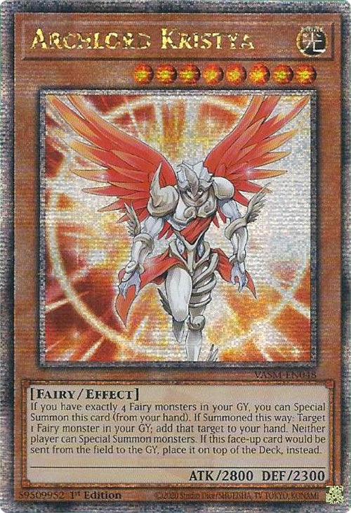 Archlord Kristya (Quarter Century Secret Rare) [VASM-EN048] Quarter Century Secret Rare | GnG Games