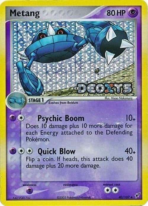 Metang (40/107) (Stamped) [EX: Deoxys] | GnG Games