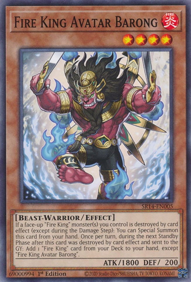 Fire King Avatar Barong [SR14-EN005] Common | GnG Games