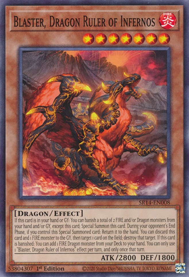 Blaster, Dragon Ruler of Infernos [SR14-EN008] Common | GnG Games