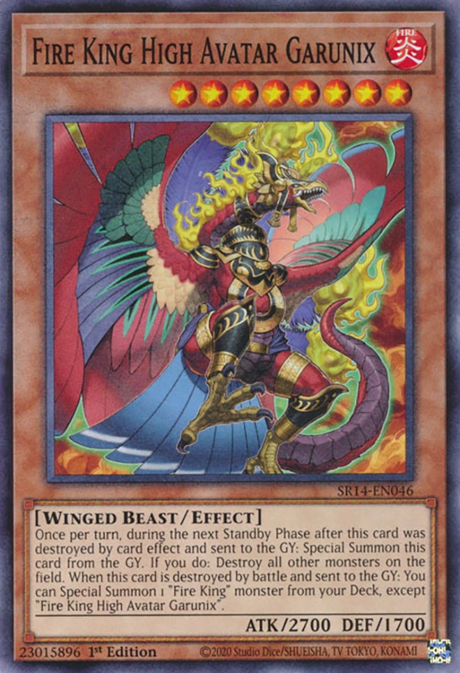 Fire King High Avatar Garunix [SR14-EN046] Common | GnG Games