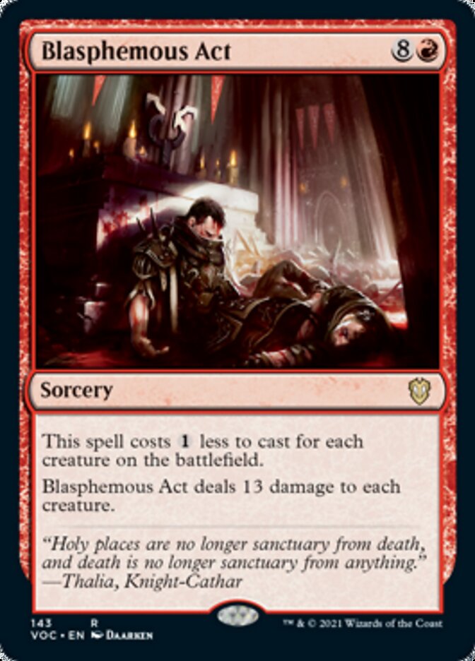 Blasphemous Act [Innistrad: Crimson Vow Commander] | GnG Games