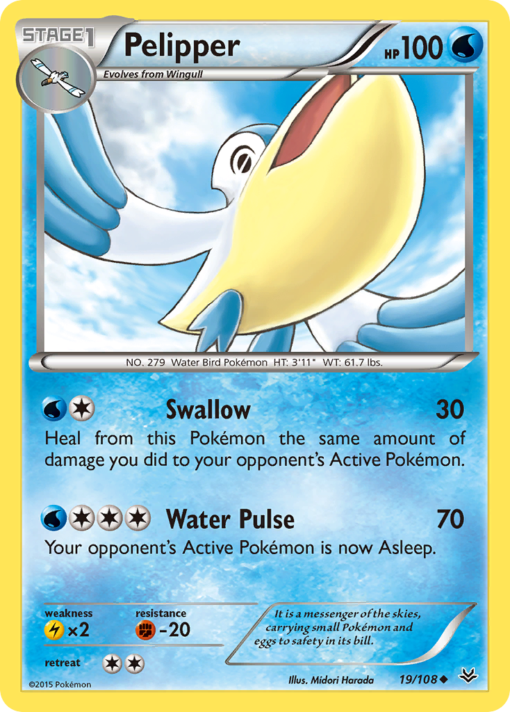 Pelipper (19/108) [XY: Roaring Skies] | GnG Games