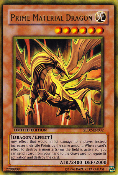 Prime Material Dragon [GLD2-EN032] Ultra Rare | GnG Games