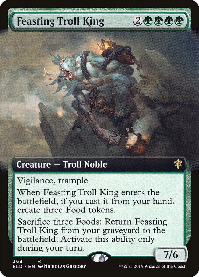 Feasting Troll King (Extended Art) [Throne of Eldraine] | GnG Games