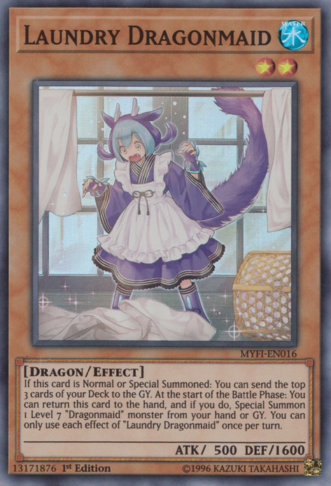 Laundry Dragonmaid [MYFI-EN016] Super Rare | GnG Games