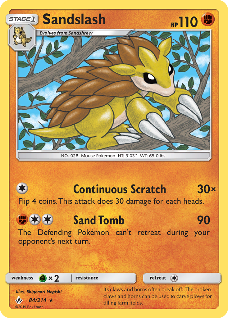 Sandslash (84/214) [Sun & Moon: Unbroken Bonds] | GnG Games