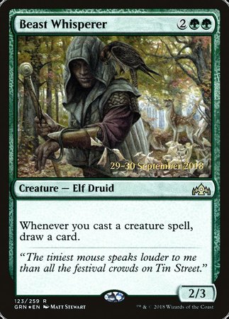 Beast Whisperer [Guilds of Ravnica Promos] | GnG Games