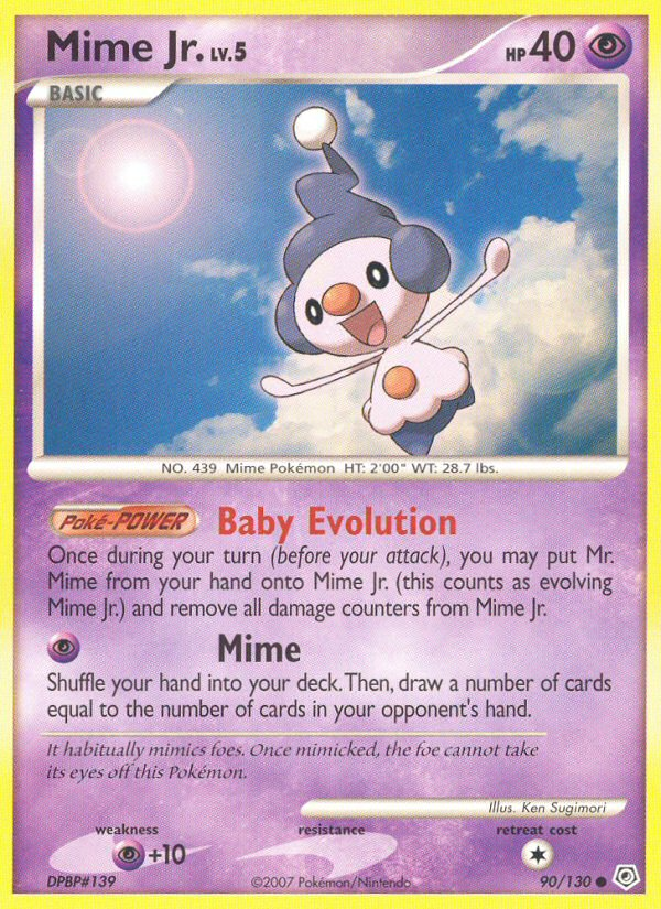Mime Jr. (90/130) [Diamond & Pearl: Base Set] | GnG Games