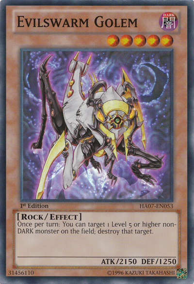 Evilswarm Golem [HA07-EN053] Super Rare | GnG Games