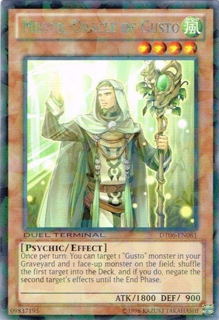 Musto, Oracle of Gusto [DT06-EN081] Rare | GnG Games