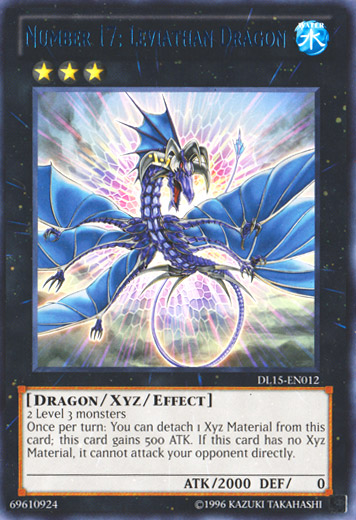 Number 17: Leviathan Dragon (Blue) [DL15-EN012] Rare | GnG Games