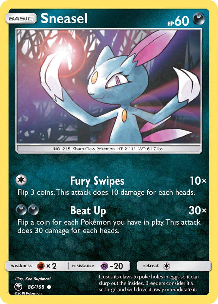 Sneasel (86/168) [Sun & Moon: Celestial Storm] | GnG Games